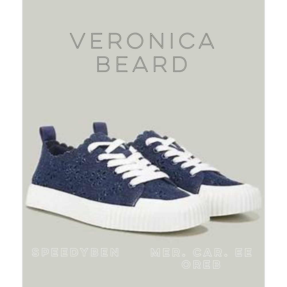 Veronica Beard Paulita Embroidered Sneaker NEW activewear